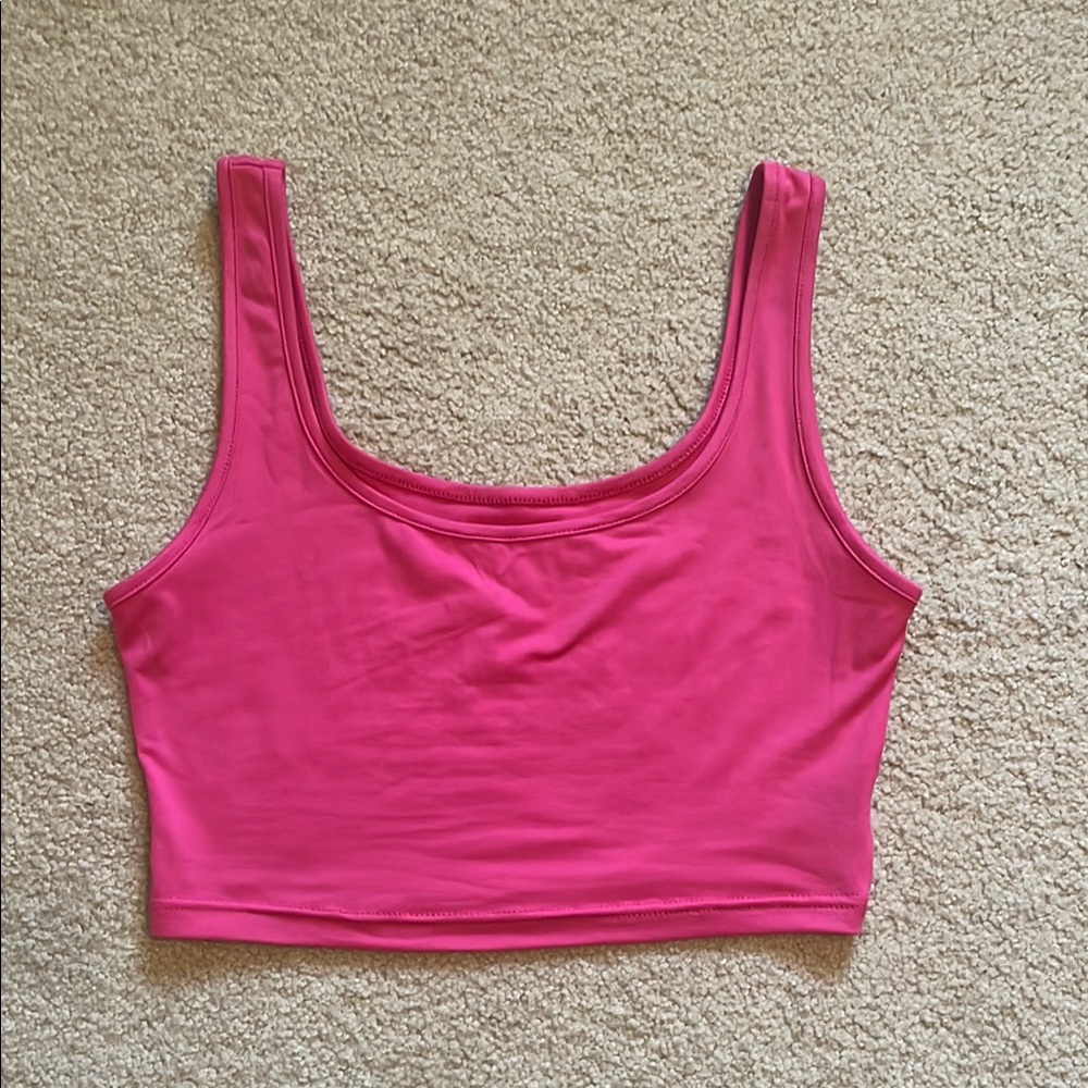 Shein Hot Pink Crop Top